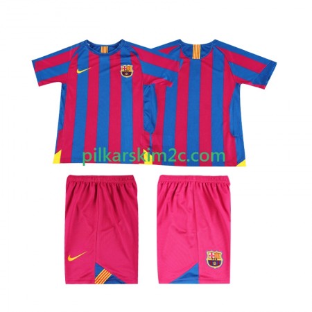 Koszulka FC Barcelona 2006 Retro Dziecięca Główna 2005 Koszulki Piłkarskie